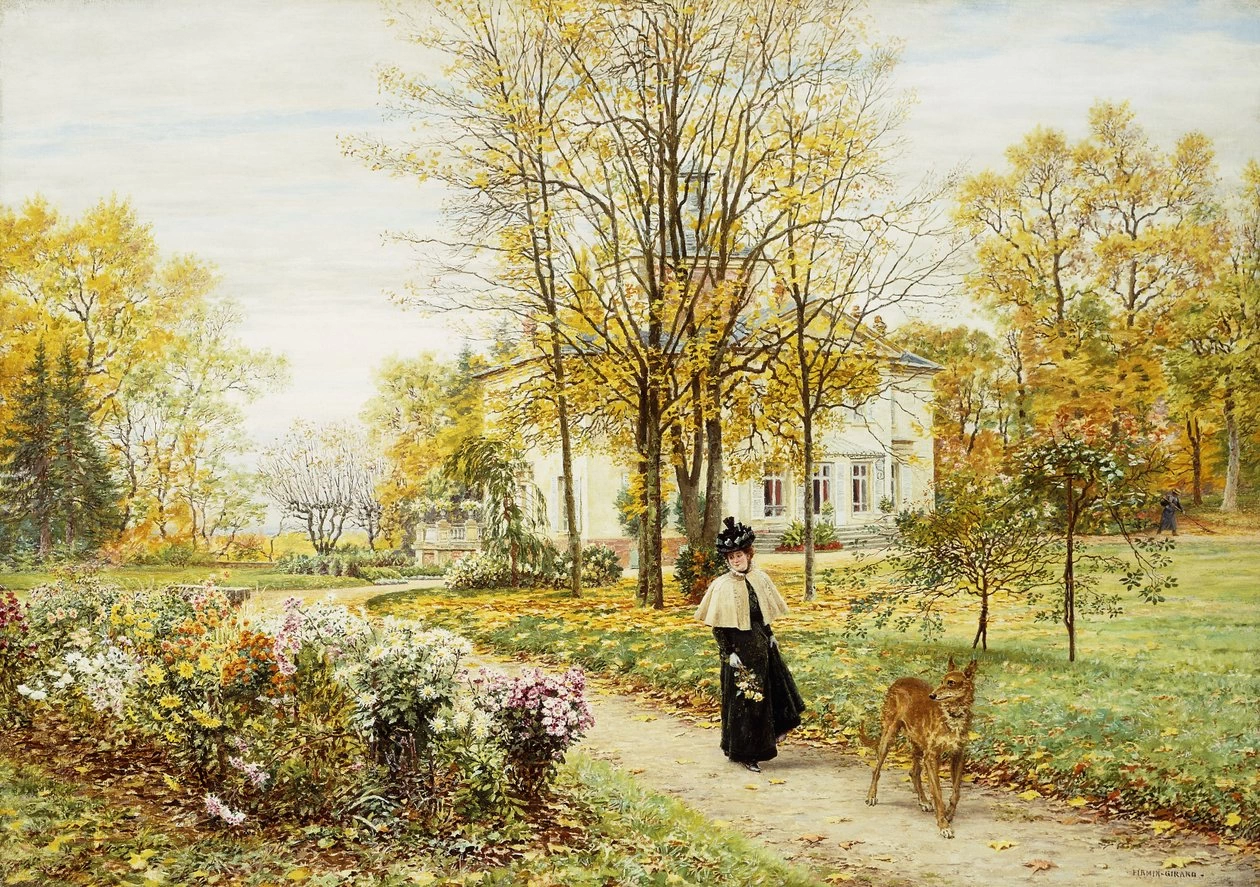 Marie - François Firmin, Girard, Passeggiata in un giorno d'autunno